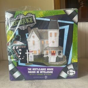 Dept 56 THE BEETLEJUICE HOUSE Beetlejuice Halloween 6014733 BRAND NEW 2024